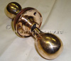 Antique Victorian brass entrance door handle